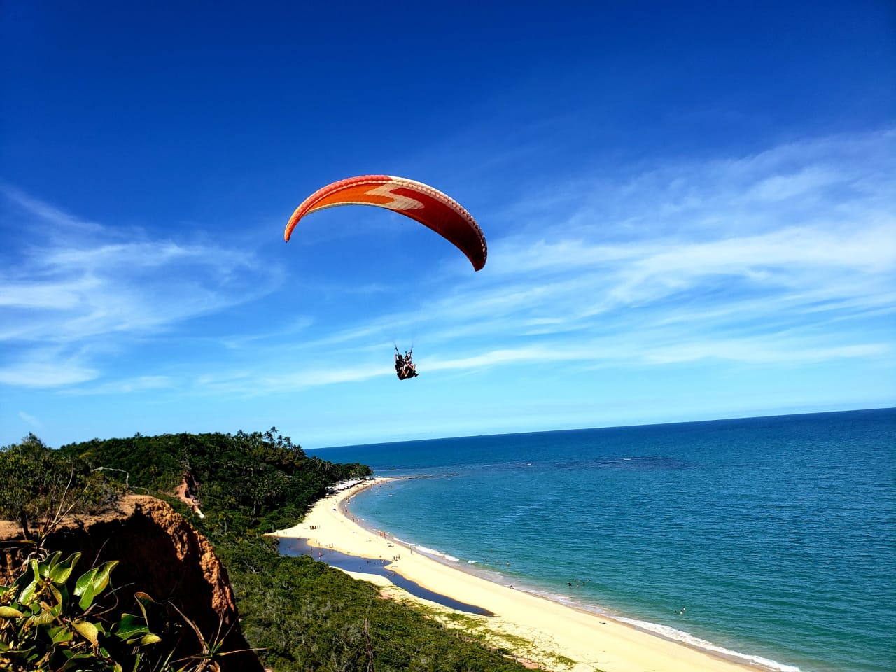 VOO DUPLO DE PARAPENTE